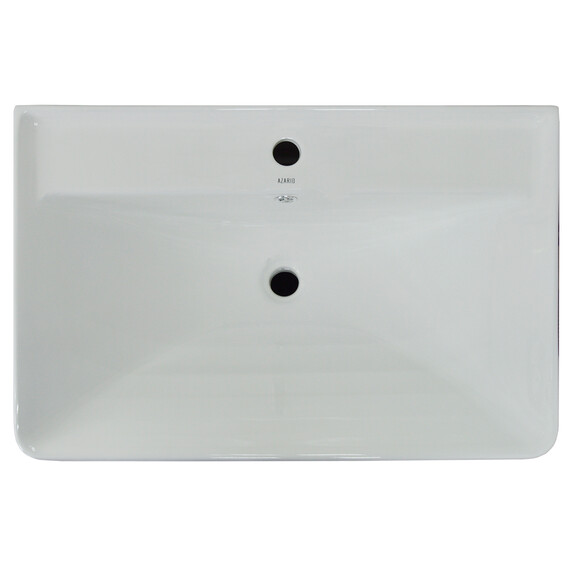 Тумба подвесная с раковиной Azario Lotos 70/2 см CS00083930, белый - фото 4