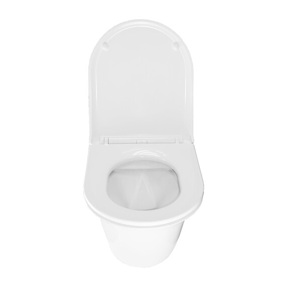 Унитаз подвесной безободковый Azario Felice AZ-0051 с крышкой микролифт - фото 13