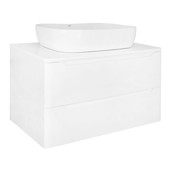 Тумба подвесная со столешницей Azario Lotos 80/2 см CS00084144, белый - фото 6