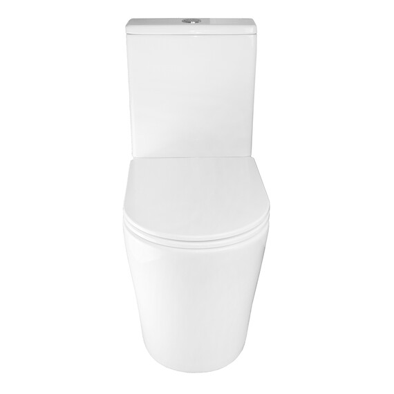 Унитаз-компакт безободковый Azario Maro AZ-2125 с тонкой крышкой микролифт - фото 6