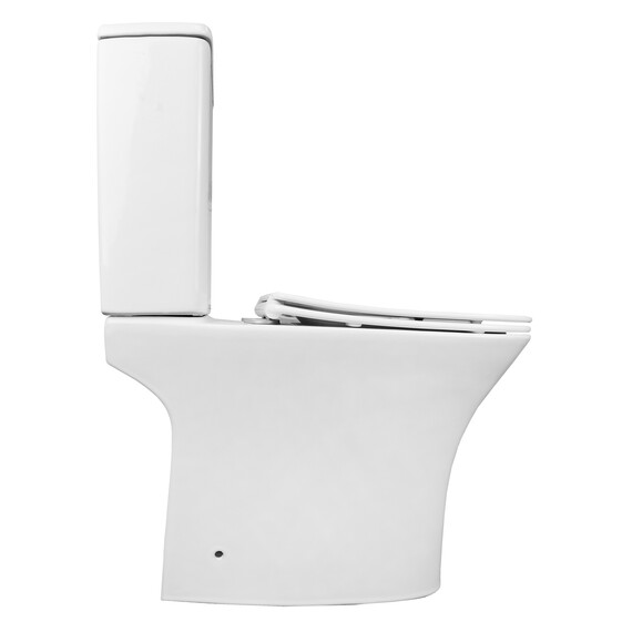 Унитаз-компакт безободковый Azario Fretta Square AZ-5121 с крышкой микролифт - фото 13