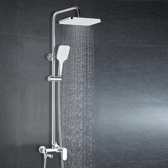 Душевая стойка Azario Arizona AZ-20S, Цвет производителя: хром - фото 6