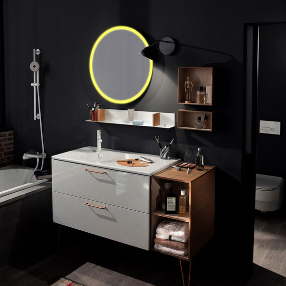 Зеркало Azario Perla neo - RGB 77 см LED-00002610 - фото 6