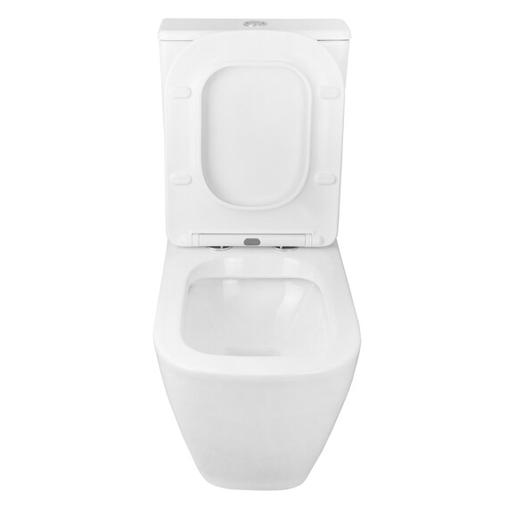 Унитаз-компакт безободковый Azario Levanto AZ-1228A с крышкой микролифт - фото 4