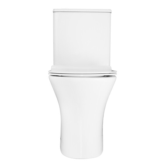 Унитаз-компакт безободковый Azario Frento AZ-2311 с тонкой крышкой микролифт - фото 11