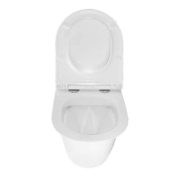 Унитаз подвесной безободковый Azario Felice AZ-0051 с крышкой микролифт - фото 14