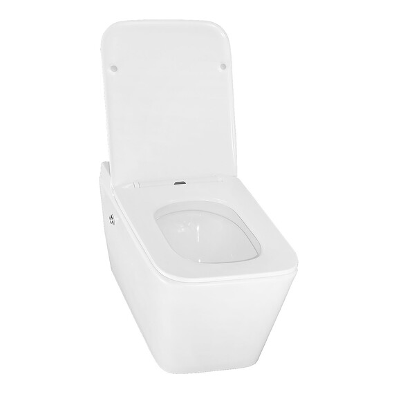 Унитаз подвесной импульсный Azario AZ-101C с тонкой крышкой микролифт (монтажная рама в комплекте) - фото 3