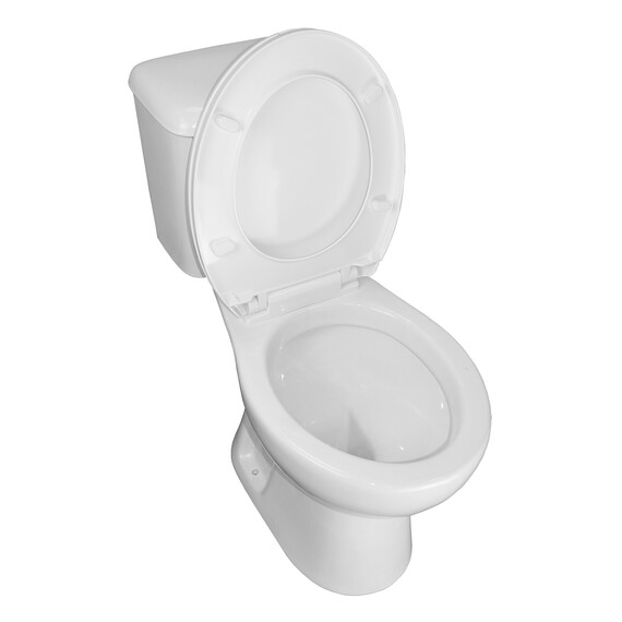 Унитаз-компакт Loranto Lino CS-CT8812 с тонкой крышкой микролифт - фото 3