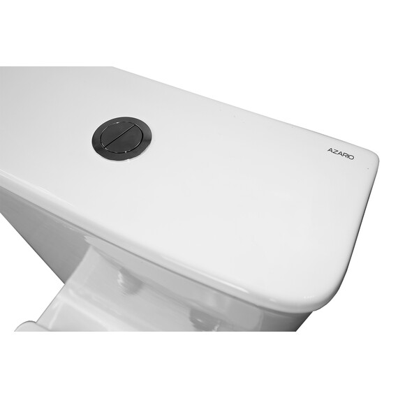 Унитаз-компакт безободковый Azario Anteo Square AZ-1218A с тонкой крышкой микролифт - фото 9