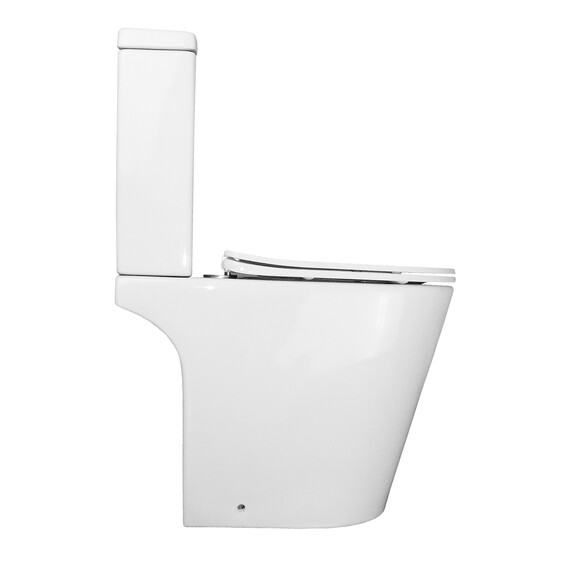 Унитаз-компакт безободковый Azario Flin AZ-1363C с тонкой крышкой микролифт - фото 13