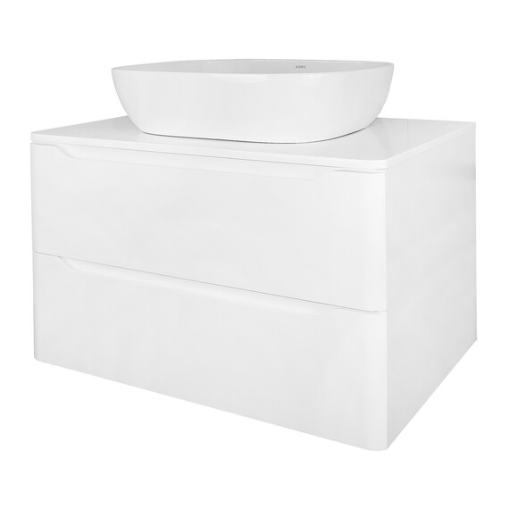 Тумба подвесная со столешницей Azario Lotos 70/2 см CS00084143, белый - фото 6