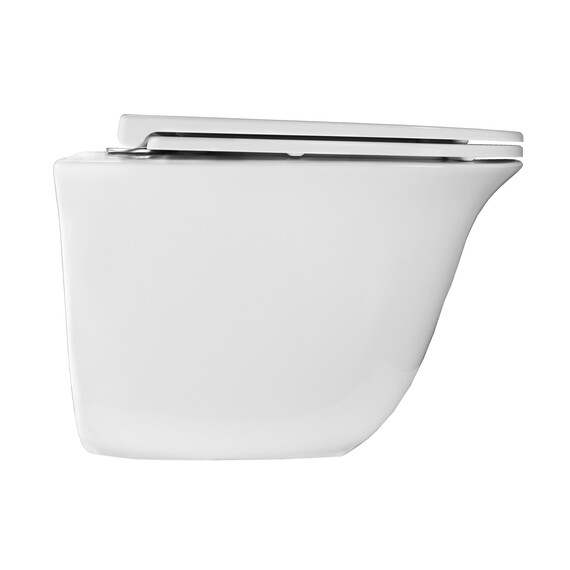 Унитаз подвесной безободковый Azario Felice AZ-0051 с крышкой микролифт - фото 20