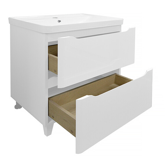 Тумба напольная с раковиной Azario Lotos 80/2 Н см CS00081987 - фото 2