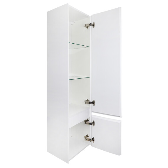 Пенал подвесной Azario Velluto 40 см CS00088605, белый матовый - фото 4