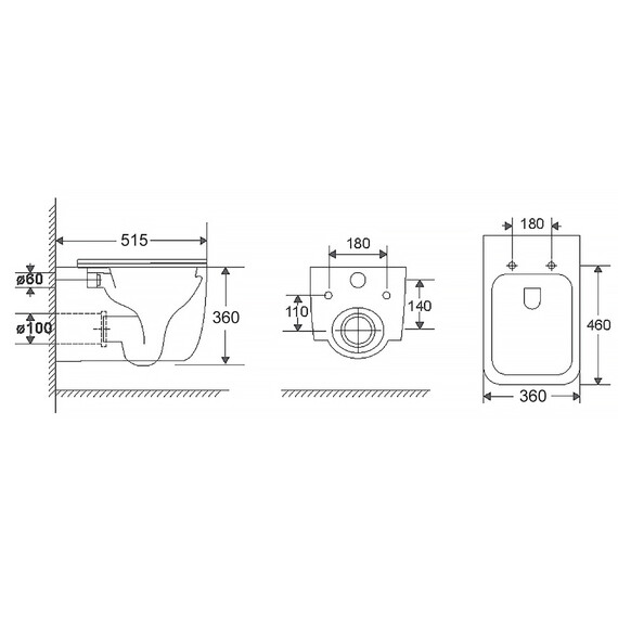Унитаз подвесной безободковый Azario Flavia AZ-0076-UQ1 с крышкой микролифт (Система смыва торнадо) - фото 13