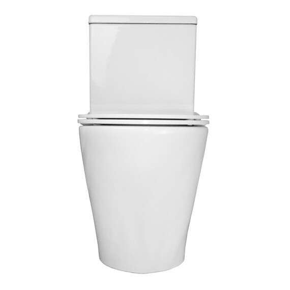 Унитаз-компакт безободковый Azario Flin AZ-1363C с тонкой крышкой микролифт - фото 12