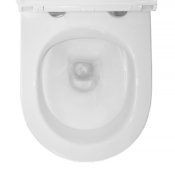 Унитаз подвесной безободковый Azario Felice AZ-0051 с крышкой микролифт - фото 17