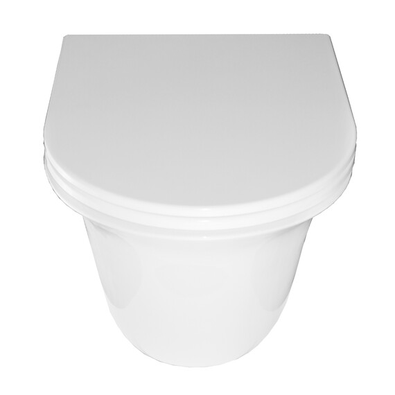 Унитаз подвесной безободковый Azario Felice AZ-0051 с крышкой микролифт - фото 12