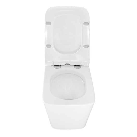 Унитаз подвесной импульсный Azario AZ-101C с тонкой крышкой микролифт (монтажная рама в комплекте) - фото 5