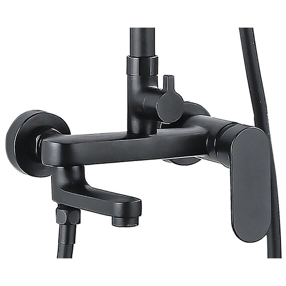 Душевая стойка Azario Arizona AZ-20BS, черный, Цвет производителя: чёрный - фото 5