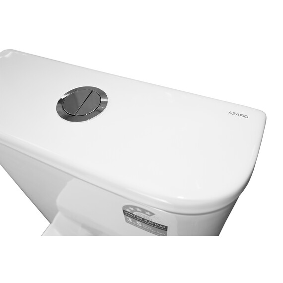 Унитаз-компакт безободковый Azario Berton AZ-6093 с тонкой крышкой микролифт (Система смыва торнадо) - фото 7