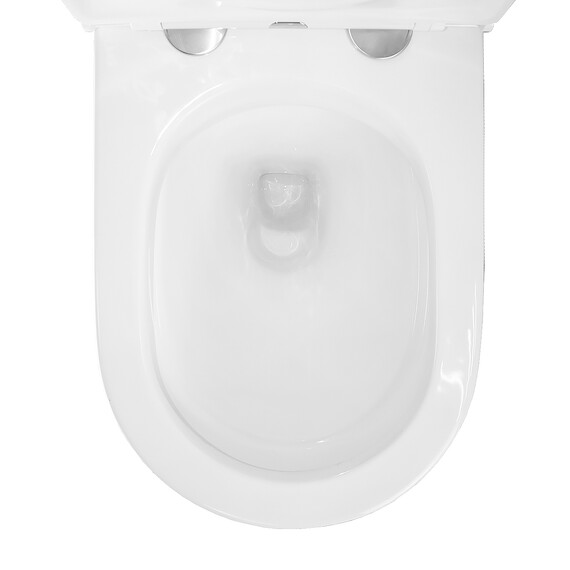 Унитаз-компакт безободковый Azario Maro AZ-2125 с тонкой крышкой микролифт - фото 8