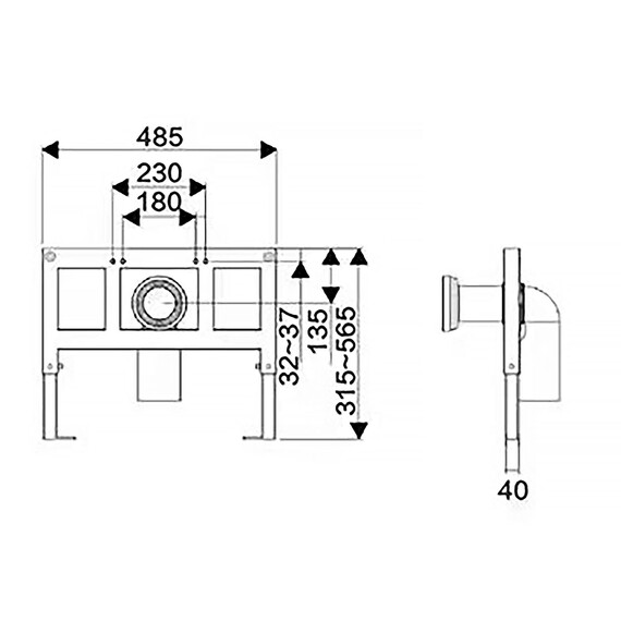 Унитаз подвесной импульсный Azario AZ-102C с тонкой крышкой микролифт (монтажная рама в комплекте) - фото 16