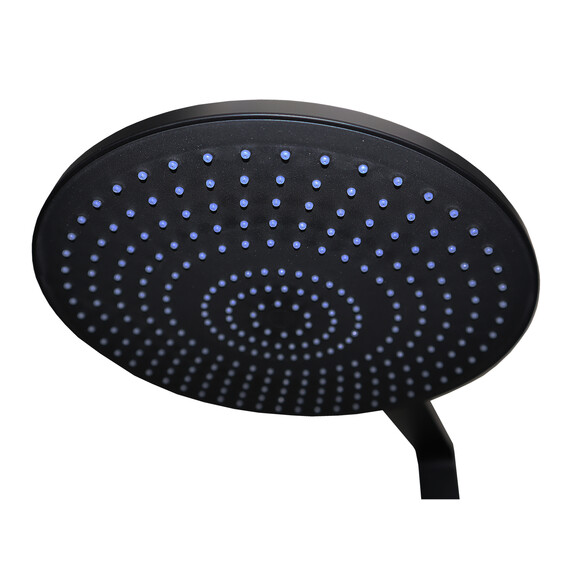 Душевая стойка с термостатом Azario Deepsea AZ-679008DB9PA, черный - фото 3