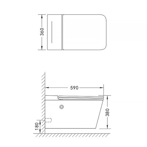 Унитаз подвесной импульсный Azario AZ-101C с тонкой крышкой микролифт (монтажная рама в комплекте) - фото 16