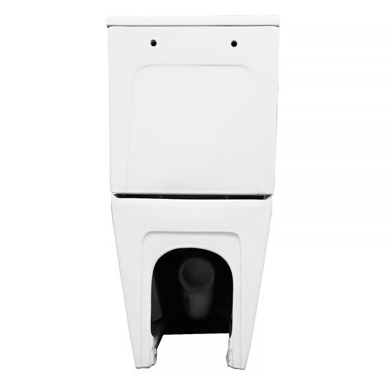 Унитаз-компакт безободковый Azario Verona AZ-8301 с крышкой микролифт (система смыва Торнадо) - фото 13