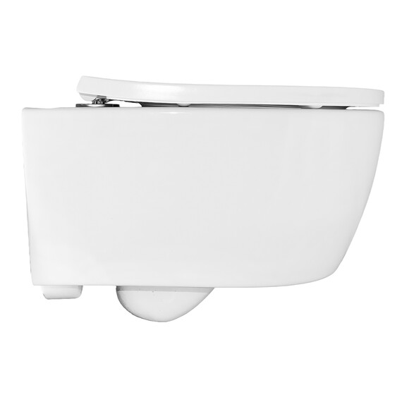 Унитаз подвесной Azario Nemi AZ-1293WH с крышкой микролифт (система смыва Торнадо) - фото 15