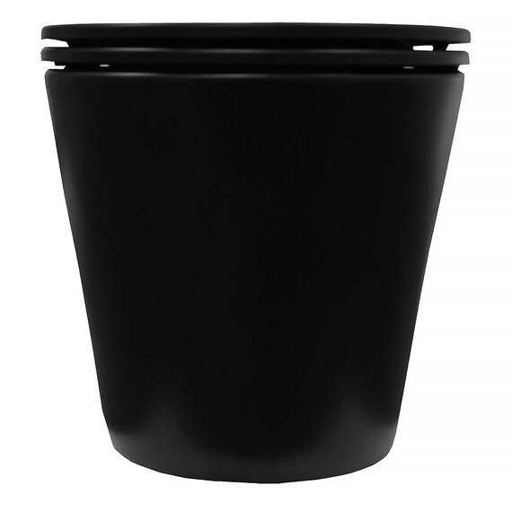 Унитаз подвесной безободковый Azario Teramo AZ-0053-UQ3-MB с крышкой микролифт (система смыва Торнадо) чёрный матовый, Цвет производителя: чёрный матовый - фото 8