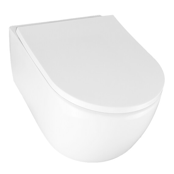 Унитаз подвесной Azario Nemi AZ-1293WH с крышкой микролифт (система смыва Торнадо) - фото 4