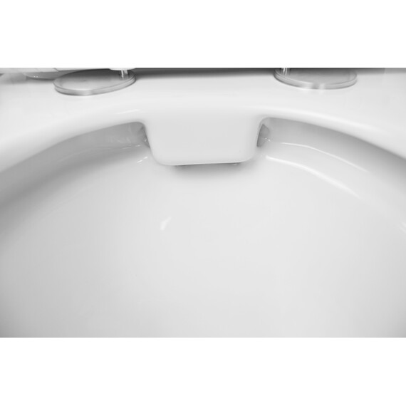 Унитаз-компакт безободковый Azario Formal AZ-1353B с крышкой микролифт - фото 11