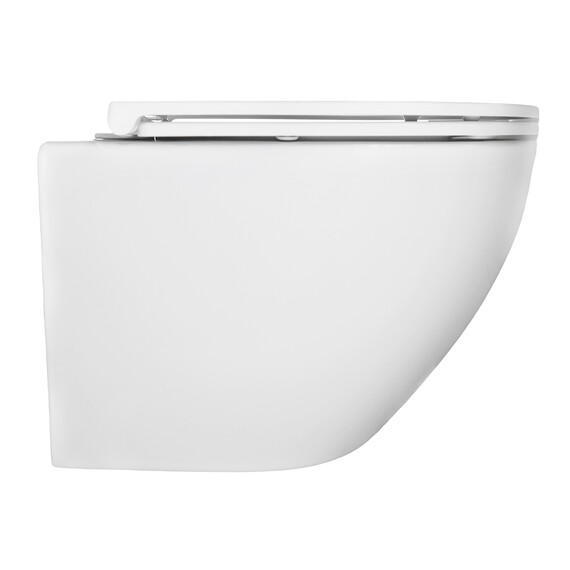 Унитаз подвесной безободковый Azario Pro PRO-0001 UQ3 с тонкой крышкой микролифт (система смыва Торнадо) - фото 13