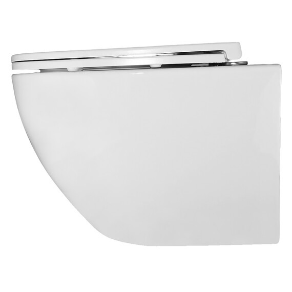 Унитаз подвесной безободковый Azario Gloria AZ-2003T с тонкой крышкой микролифт - фото 12