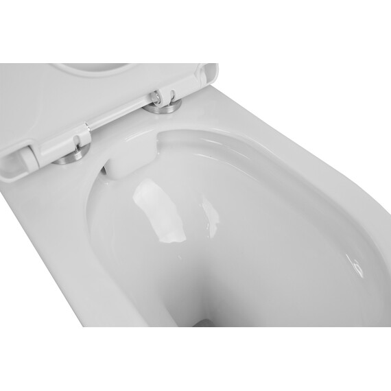 Унитаз-компакт Azario Fretta AZ-1223 с крышкой микролифт - фото 9