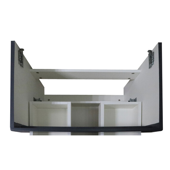 Тумба подвесная с раковиной Azario Эстима 60/2 60 см CS00094587, графит - фото 4