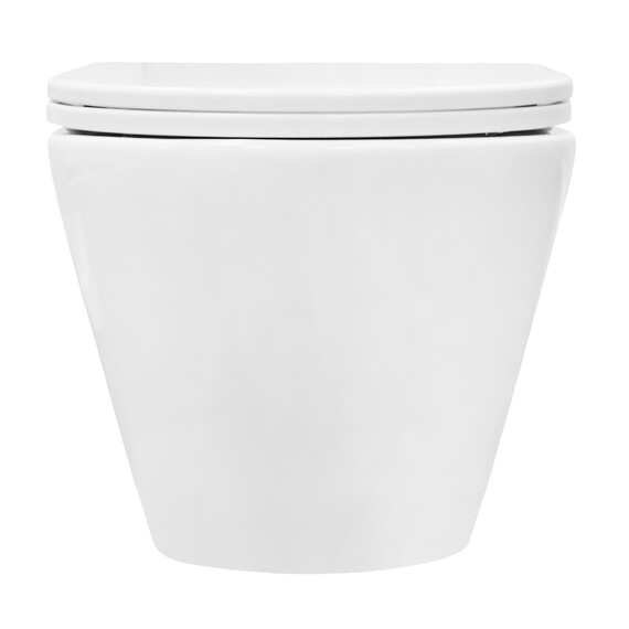 Унитаз подвесной безободковый Azario Nove AZ-9312T с тонкой крышкой микролифт - фото 12