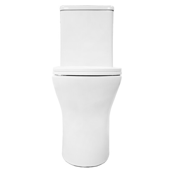 Унитаз-компакт безободковый Azario Tesoro AZ-8501 с крышкой микролифт (система смыва Торнадо) - фото 12