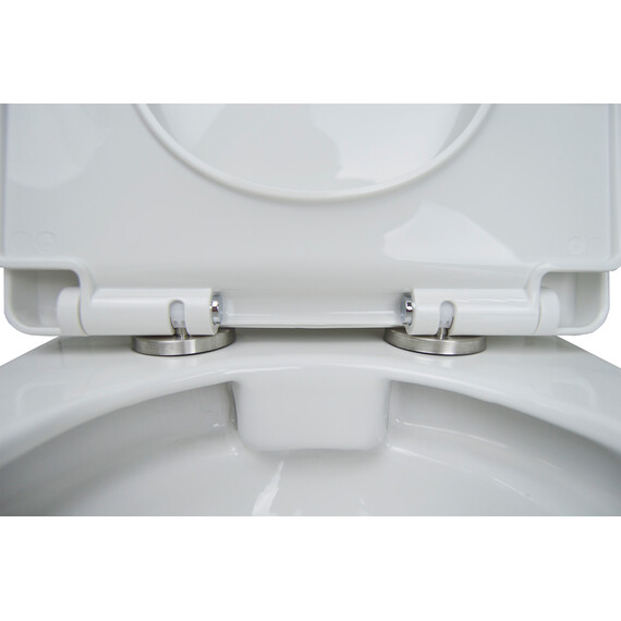 Унитаз-компакт Azario Fretta AZ-1223 с крышкой микролифт - фото 11