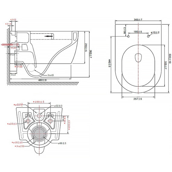 Унитаз подвесной Azario Nemi AZ-1293WH с крышкой микролифт (система смыва Торнадо) - фото 17