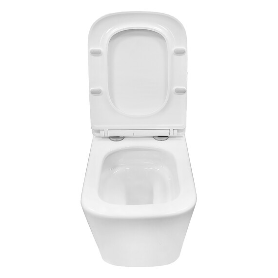 Унитаз подвесной безободковый Azario Armonia AZ-2403 с крышкой микролифт (Система смыва торнадо) - фото 5