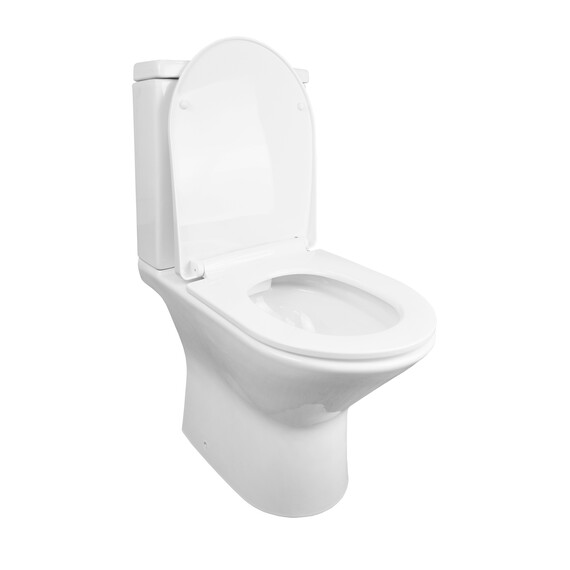 Унитаз-компакт Azario Fretta AZ-1223 с крышкой микролифт - фото 3