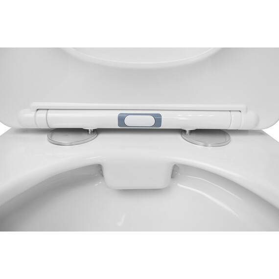 Унитаз-компакт безободковый Azario Formal AZ-1353B с крышкой микролифт - фото 12