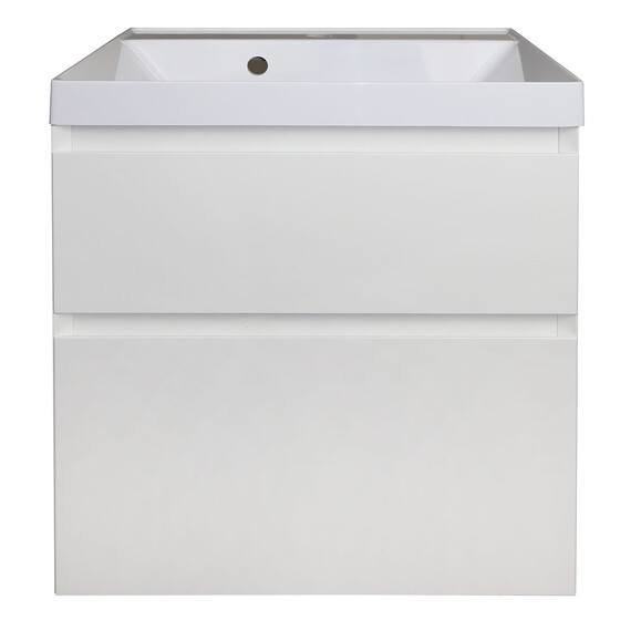 Тумба подвесная с раковиной Azario Velluto 60 см CS00088601, белый матотвый - фото 3