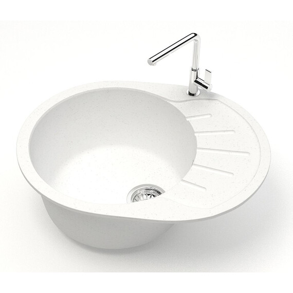 Кухонная мойка Azario Light CS00079917, белый - фото 2