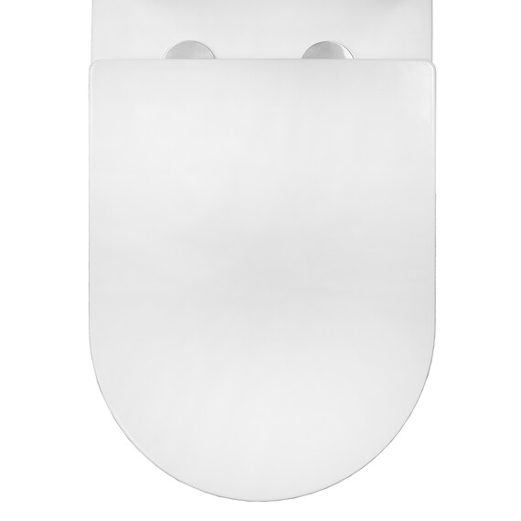 Унитаз-компакт безободковый Azario Tesoro AZ-8501 с крышкой микролифт (система смыва Торнадо) - фото 9