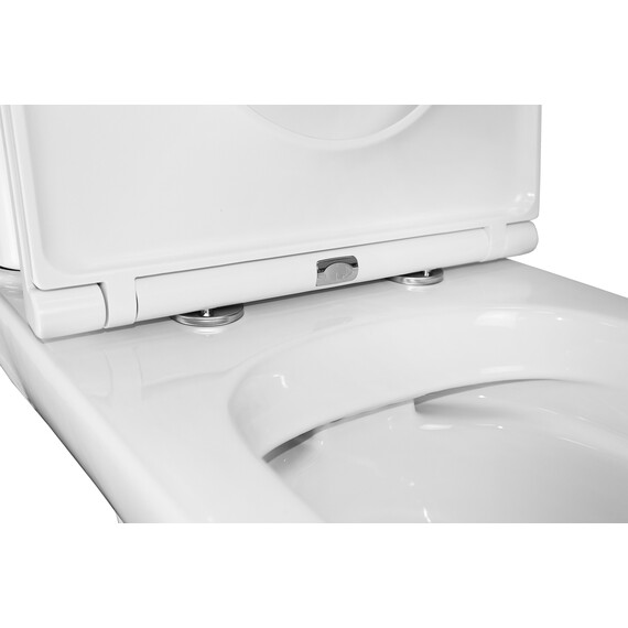 Унитаз-компакт безободковый Azario Kano 93590 с крышкой микролифт - фото 8