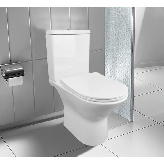 Унитаз-компакт Azario Fretta AZ-1223 с крышкой микролифт - фото 17